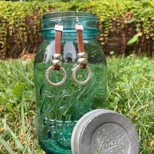 Handmade Leather Earrings